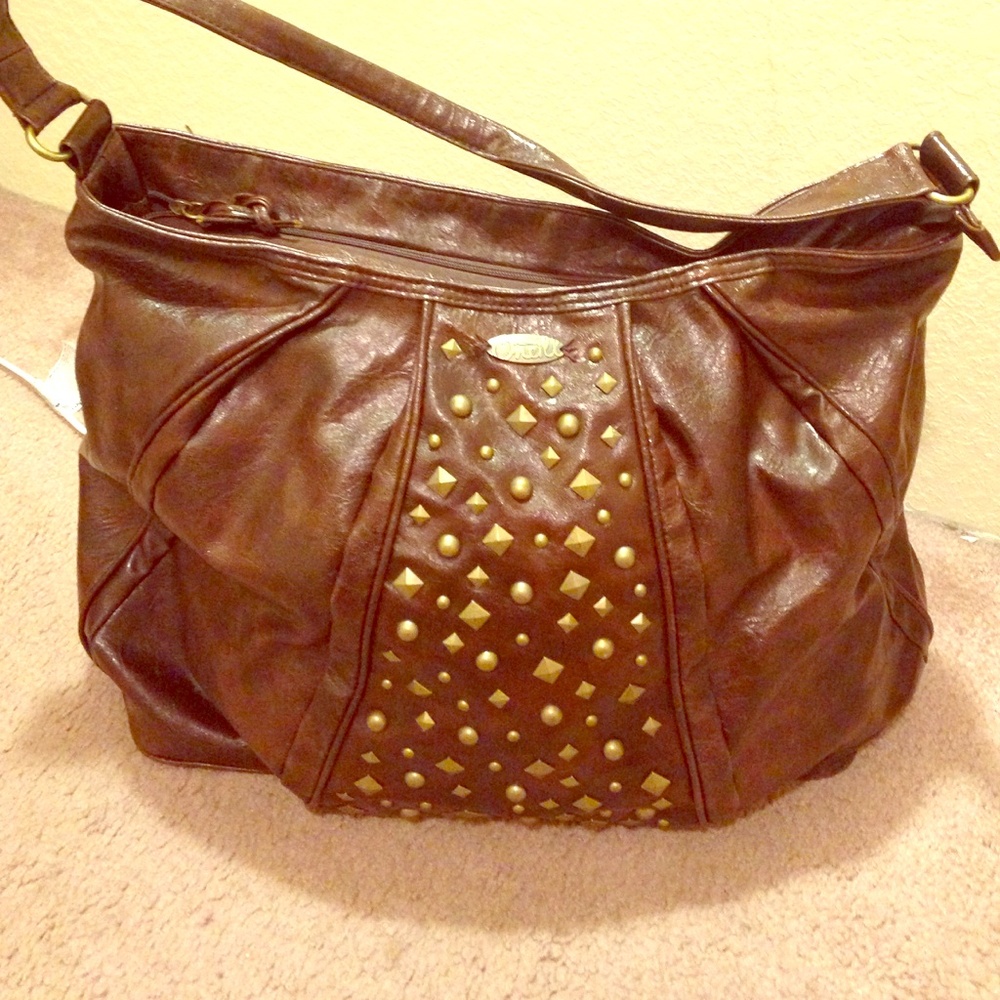 COPY - O'neill rich brown studded handbag